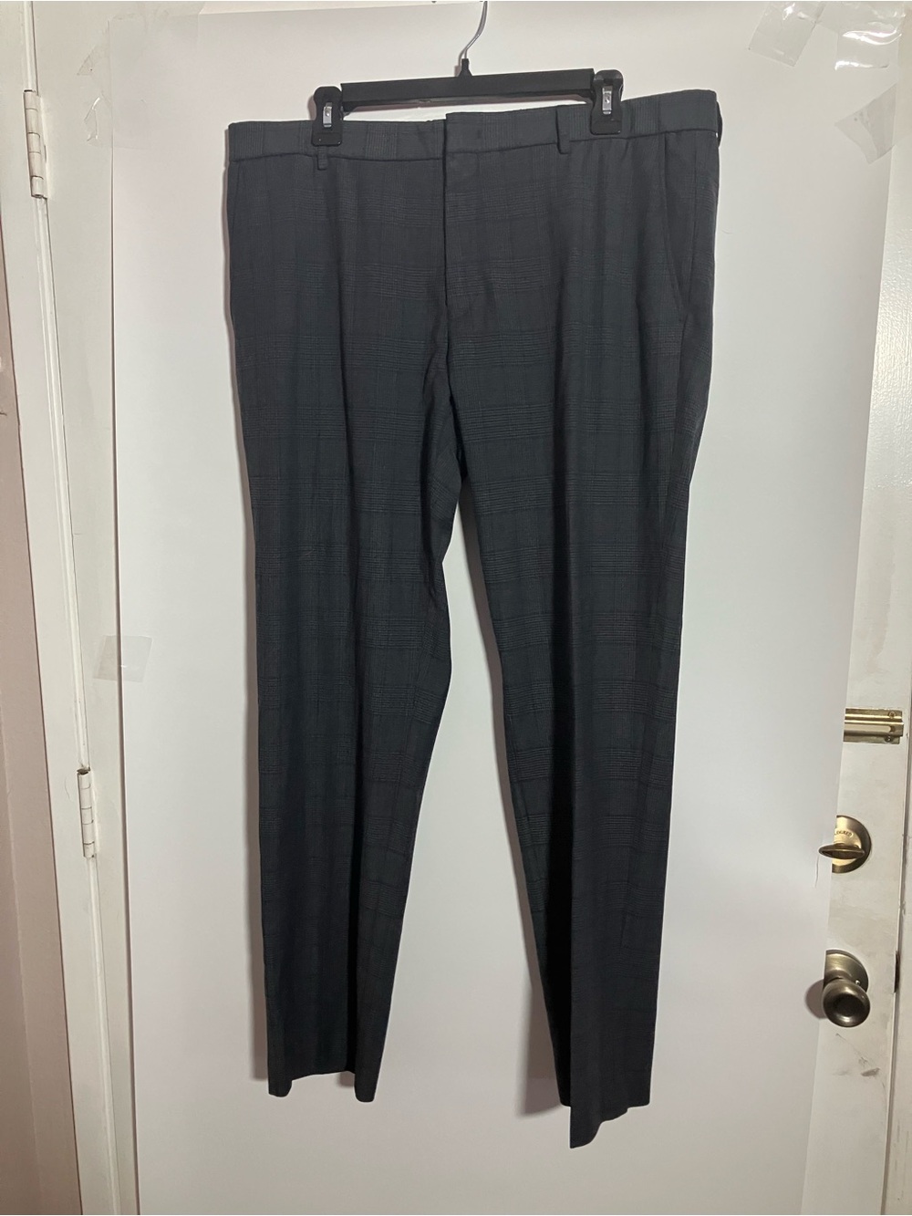 Tommy Hilfiger Black Plaid Dress Pants